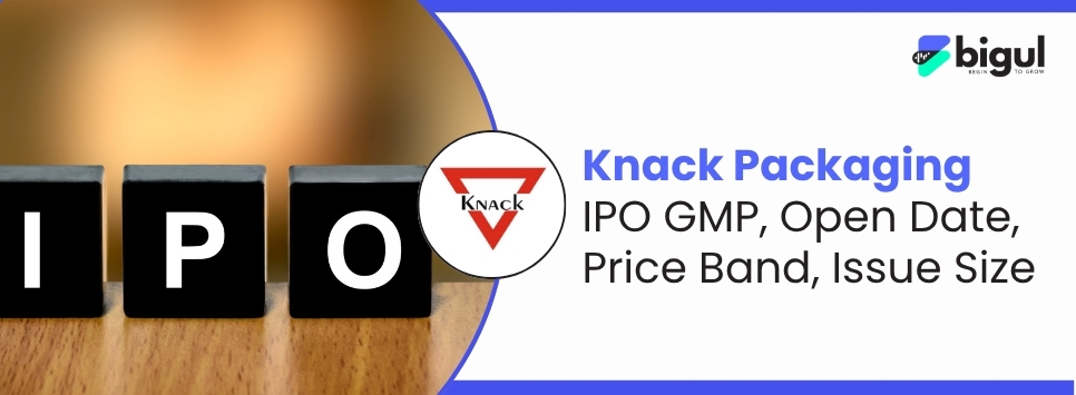 Knack Packaging IPO GMP, price band, issue size, lot size, allotment date, listing date and financial details for investors